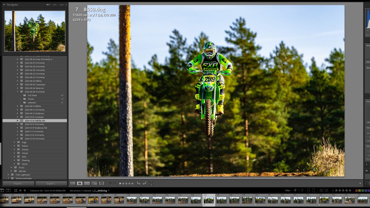 Color-Correcting Motocross Images in Lightroom